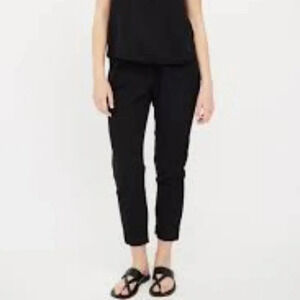 Xirena Black  Textured Cropped Tapered Jogger Pants XS